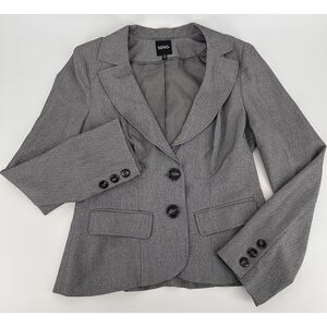 XOXO Gray Marled 2 Button Blazer Jacket Size Large